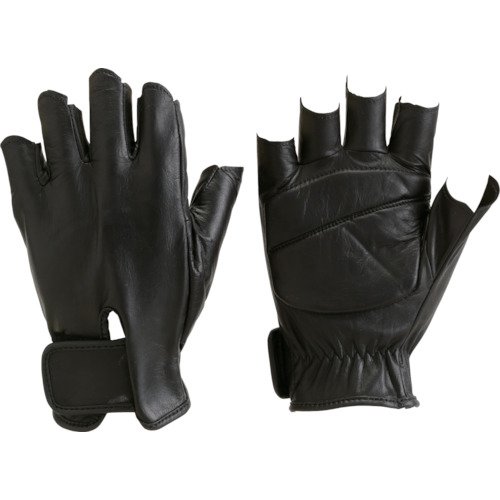 TRUSCO(トラスコ) 防振防滑手袋 ハーフフィンガー Lサイズ TPG855-L