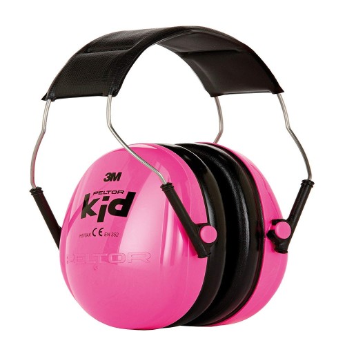 3M Peltor 子供用 防音 イヤーマフ ヘッドバンド式 ネオンピンク H510AK-442-RE [並行輸入品]