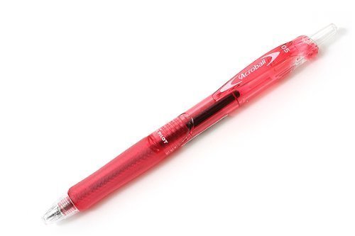 パイロット ボールペン アクロボール150（極細）レッド×10本（1箱） BAB-15EF-PR