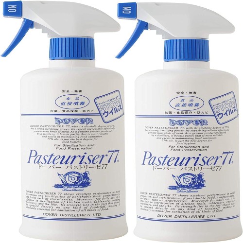 ドーバー パストリーゼ77 500m L （スプレーヘッド付き） 2本セット Pasteuriser77