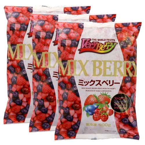 ショクラボ 冷凍 業務用 フルーツ Very Berry 冷凍 ミックスベリー 500g ×3袋 セット ノースイ 冷凍フルーツ