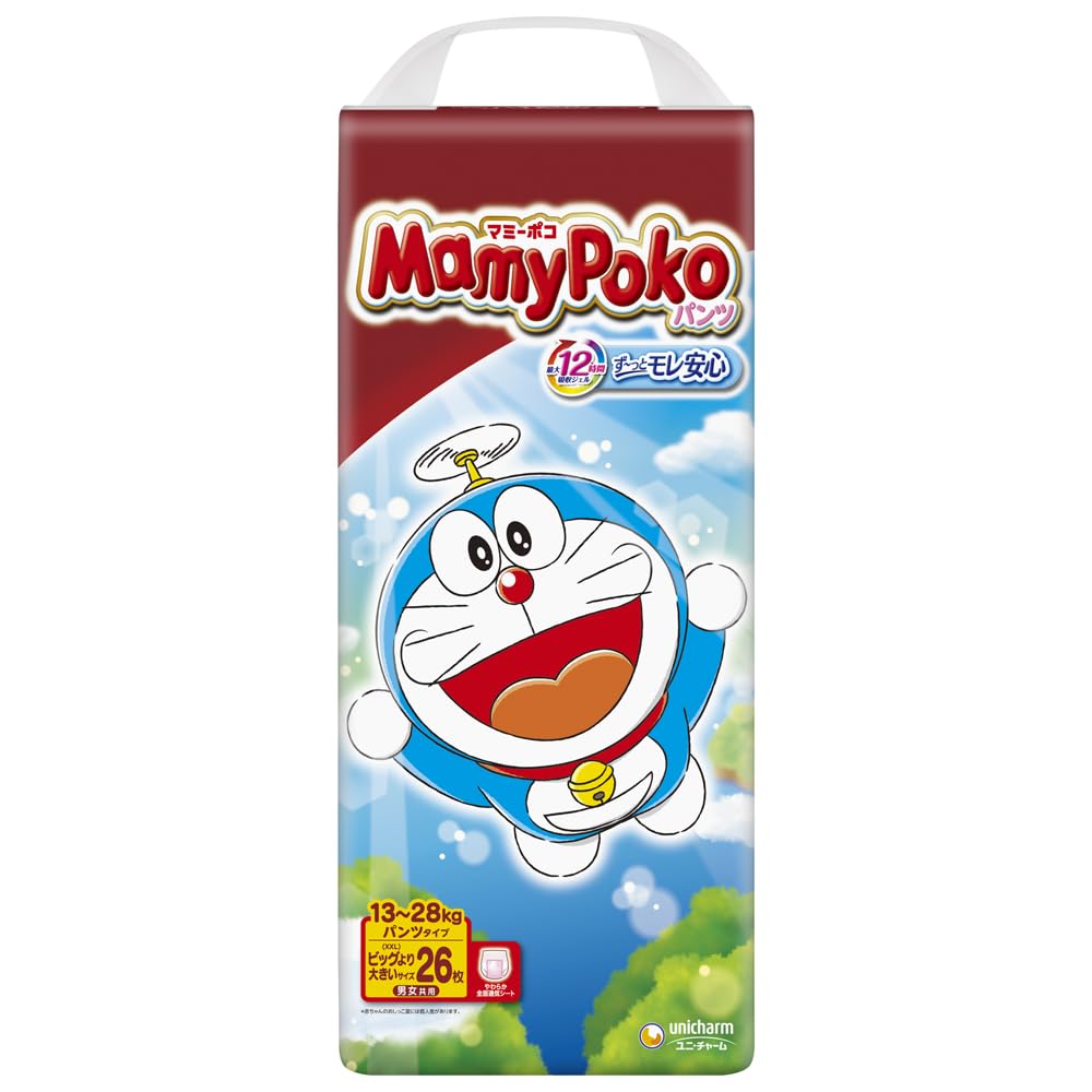 パンツ ビッグより大きいサイズマミーポコパンツ ドラえもん オムツ (13~28kg)26枚