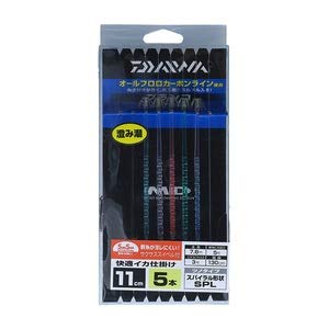 ダイワ(DAIWA) 快適イカ仕掛けSPL SS ST 11cm ブランコ5本 スタンダード澄み