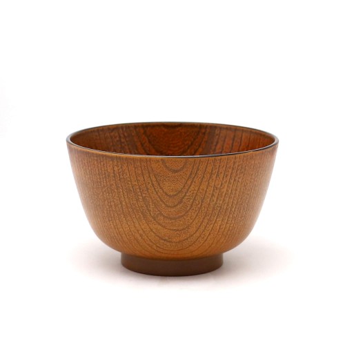 TAMAKI 丼 山中塗 ブラウン 直径14.2×高さ8.5cm 770ml 電子レンジ・食洗器対応 T-927274
