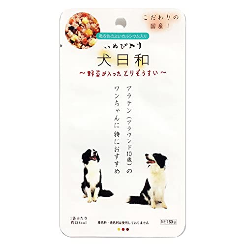 （まとめ買い）わんわん 犬日和 野菜が入ったとりぞうすい 60g 犬用フード ×30