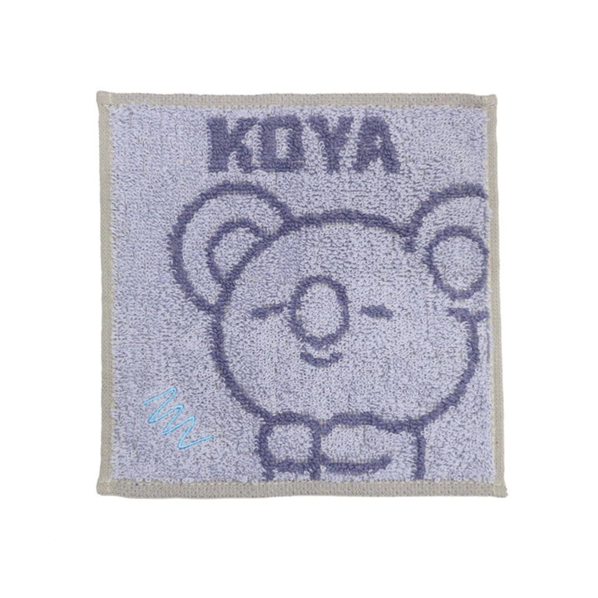 丸眞 ミニタオル BT21 プチ KOYA ハンカチ キャラクター コンパクト 綿100％ 抗菌 防臭 プレゼント ギフト 誕生日 5785022400