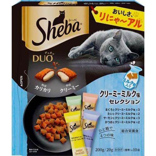 Sheba シーバ デュオ クリーミーミルク味セレクション 200g×3まとめ買い