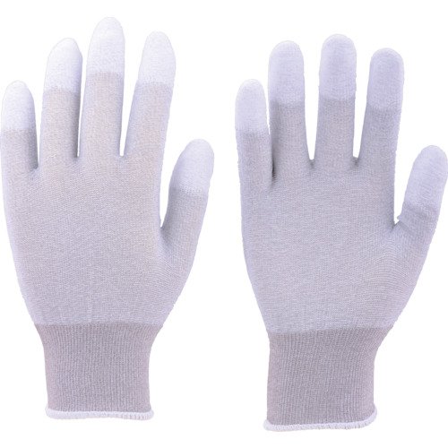 TRUSCO(トラスコ) 静電気対策用手袋L(指先ウレタンコート) L TGL-2996L × 5双ケース販売
