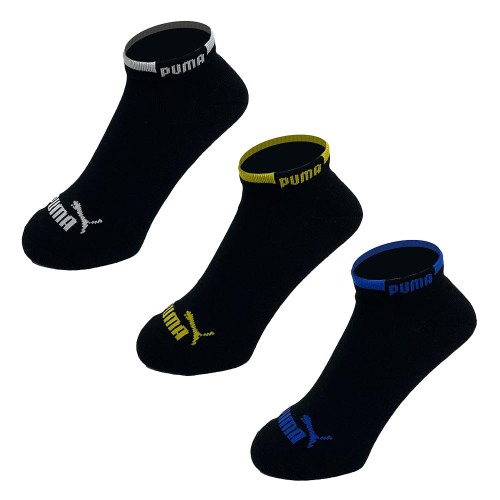[アイリスプラザ] メンズソックス PUMA（プーマ） 靴下6足セット 25〜27？ ブラック6足