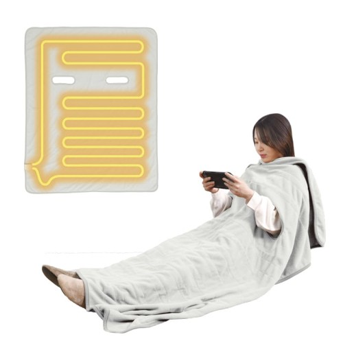 THANKO 腕だし電気毛布「だら活毛布」 UDDS24H-GL (グレー)