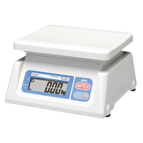 AD デジタルはかり SL-30K ≪ひょう量:30kg 最小表示:0.02kg 皿寸法:230W*190Dmm 検定無≫ ※計量法準拠製品
