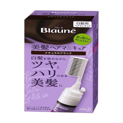 ブローネヘアマニキュア ナチュラルブラック クシ付 1個 x 1