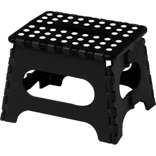 トレードワン 踏み台 折りたたみ ステップ 22×25×32cm コンパクト 室内・屋外 洗車 チェア アウトドア キャンプ 釣り セノ・ビー ライト ブラック