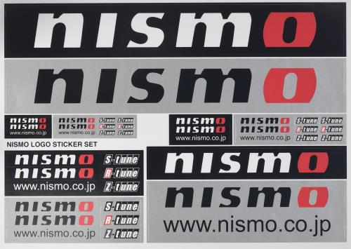 nismo ニスモ ロゴ ステッカーセットA4サイズ 99992-RN237