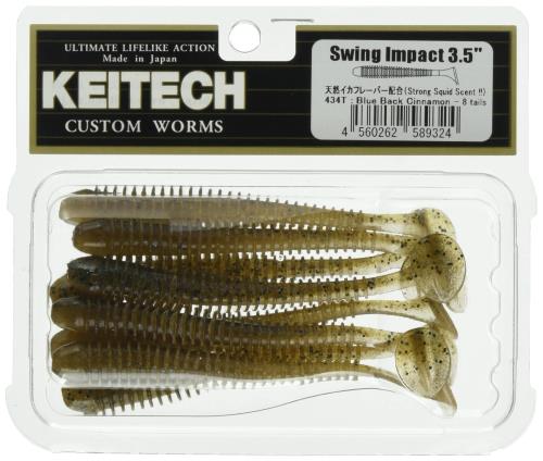 ケイテックKeitech スイングインパクト 4インチ #434 ブルーバックシナモン