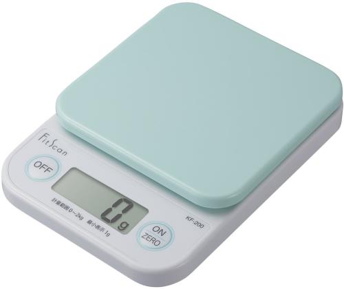 タニタTanita クッキングスケール キッチン はかり 料理 デジタル 2kg 1g単位 グリーン KF-200 GR