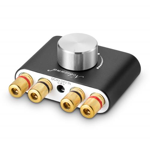 アップグレード版 Nobsound NS-01G Pro パワーアンプ bluetooth 5.0 100W アンプ スピーカー用 デジタルパワーアンプ Hi Fi オーディオ 電源付き ブラック
