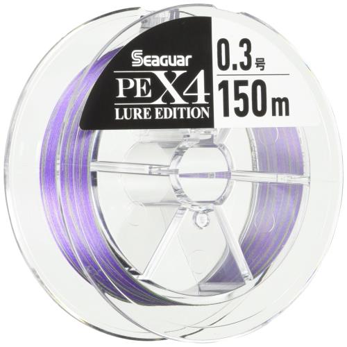 シーガーSeaguar ライン PEライン シーガーPEX4 ルアーエディション 釣り用PEライン 150m 0.2号 3.5lb ミスティックパープル