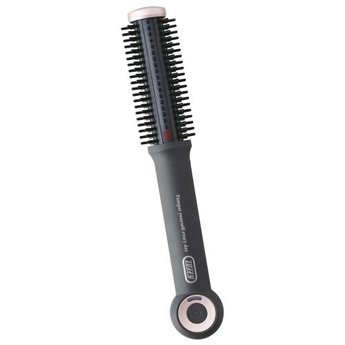 Toffy Beauty コードレスロールブラシヘアアイロン TB03-RH コードレス 充電式 持ち運び コンパクト 専用ポーチ付き トフィービューティー TB03-RH グレー