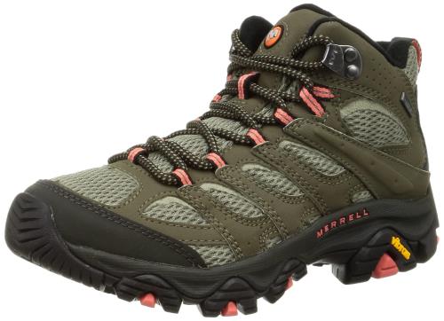 メレル ハイキングシューズ Moab 3 Synthetic Mid Gore-Tex オリーブ 22.5 cm 2E