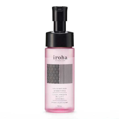 iroha イロハ デリケートゾーン専用ソープ インティメートウォッシュ フォームタイプ ダマスクローズとゼラニウムの香り 泡タイプ