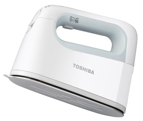 TOSHIBA東芝 アイロン スチームアイロン コードレス 衣類スチーマー かけたまま 小型 約 0.69kg 最大約 14g/ 分 温度調節 3 段階 2Way TAS-X6-L