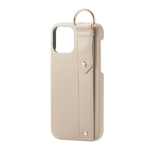 エレコム i Phone 12 / 12 Pro ケース ソフトレザー オープン イタリアン(Coronet) ベージュ PM-A20BPLOILBE