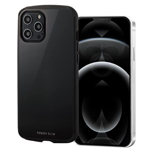 エレコム i Phone 12 Pro Max ハイブリッドケース TOUGH SLIM LITE MAGKEEP ブラック PM-A20CTSLMBK