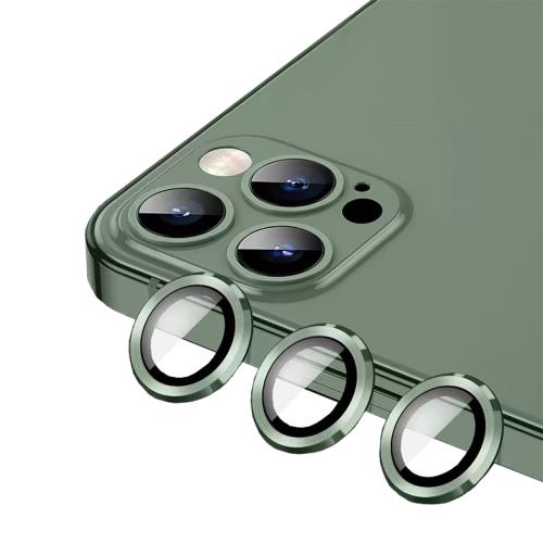 i Phone 13 Pro/i Phone 13 Pro Maxカメラフィルム アルミ合金＋9H硬度ガラス カメラカバー 0.25mm超薄 Apapeyaレンズ保護フィルム一体感 レンズ保護ケース 