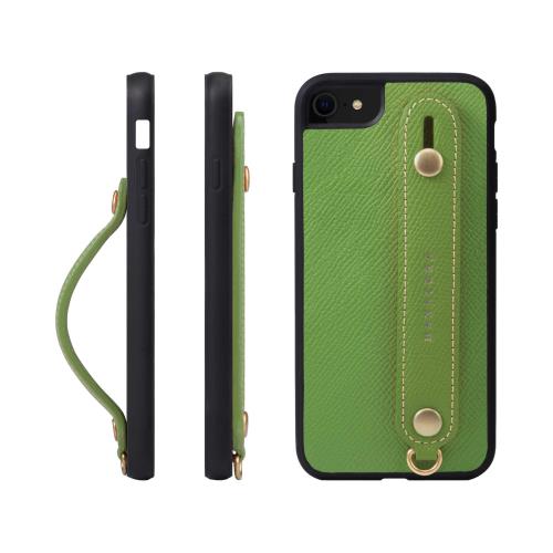 HANATORA i Phone8 7 SE3 SE2 (第3世代 第2世代) ケース 本革 耐衝撃 背面ベルト スマホケース スマホ スタンド機能 ネック ストラップ 付き エンボスレザー ギフト 