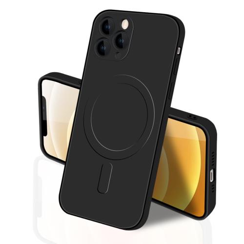 IPhone 11 Pro Mag Safe ケース マグネット搭載 シリコン アイフォン11Pro カバー スマホケース 全面保護 耐衝撃 液体シリコーン 薄型 ワイヤレス充電対応 ストラップホール
