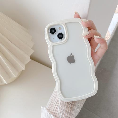 QLTYPRI i Phone 14 Plusケース クリア TPUカバー おしゃれ 韓国 可愛い 透明 薄型 軽量 耐衝撃 スマホケース ワイヤレス充電対応 ストラップホール付き アイフォン 14 