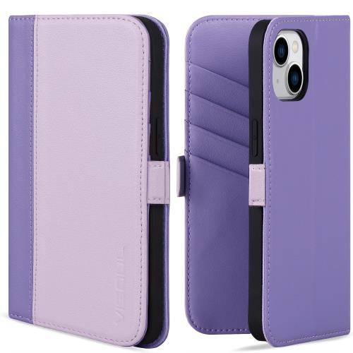 VISOUL i Phone15 Plus ケース 手帳型 本革 アイフォン15 Plus スマホケース レザーケース 手帳型ケース カード収納 携帯ケース 全面保護 マグネット 柔軟なTPU素材 マ