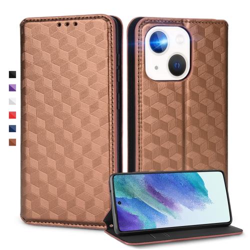 Univo Colors i Phone 15 Plus 対応手帳型ケース 高級合皮 カード収納 マグネット開閉 スタンド機能 ストラップホール付き TPUソフトバンパー 全面保護 カメラ保護 衝撃吸