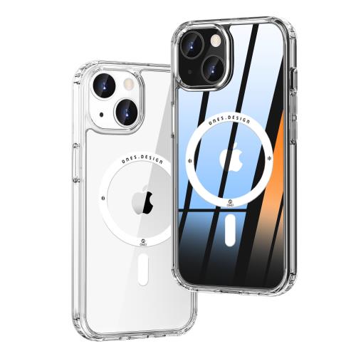 ONES i Phone15Plus 超強磁性Mag Safe対応ケース 超透明 米軍MIL規格 超耐衝撃 エアバッグ 〔 高靭性強化PCガードボード ？ 高弾性衝撃吸収TPUバンパー 〕『 画面 ？