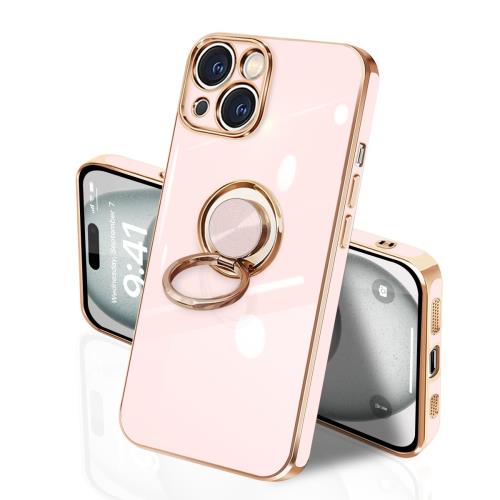 i Phone 15 ケース リング付き イフォン15 リング TPU カバー 全面保護 耐衝撃 スマホケース i Phone 15 360°回転 スタンド機能 携帯カバー 車載ホルダー対応 ストラッ