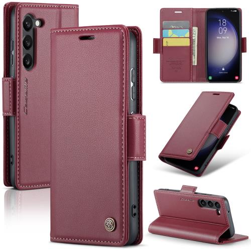 QLTYPRI Samsung Galaxy S23 FE ケース 手帳型 上質PUレザー 財布型 スマホケース ギャラクシー S23 FE ケース 手帳型 携帯カバー カード収納 スマグネット式 タ