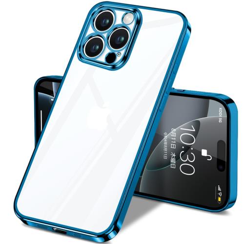 i Phone 16 Pro ケース クリア 全面保護 カバー アイフォン16Pro ソフト 透明 スマホケース TPU 薄型 耐衝撃 軽量 メッキ加工 携帯カバー ストラップホール付き 落下防止 擦