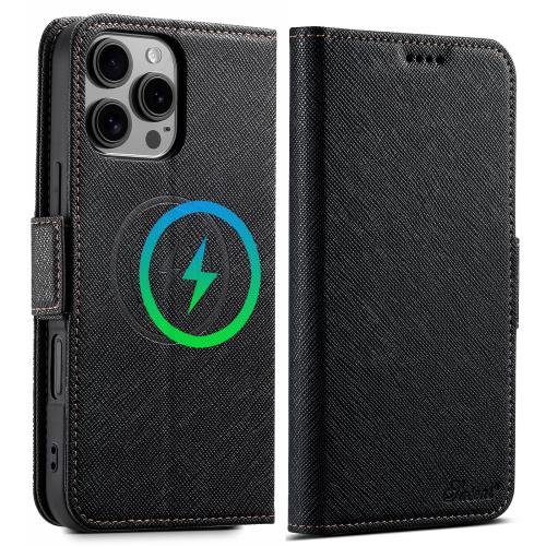 JCGOOD i Phone 16 Pro Max ケース 手帳型 Mag Safe対応 いphone 16 Pro Max ケース 手帳 マグセーフ ワイヤレス充電 対応 カード収納 カード入れ ス