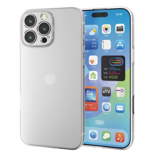 エレコム i Phone 16 Pro Max ケース クリア 極限設計 ソフト TPU クリア PM-A24DUCTKCR